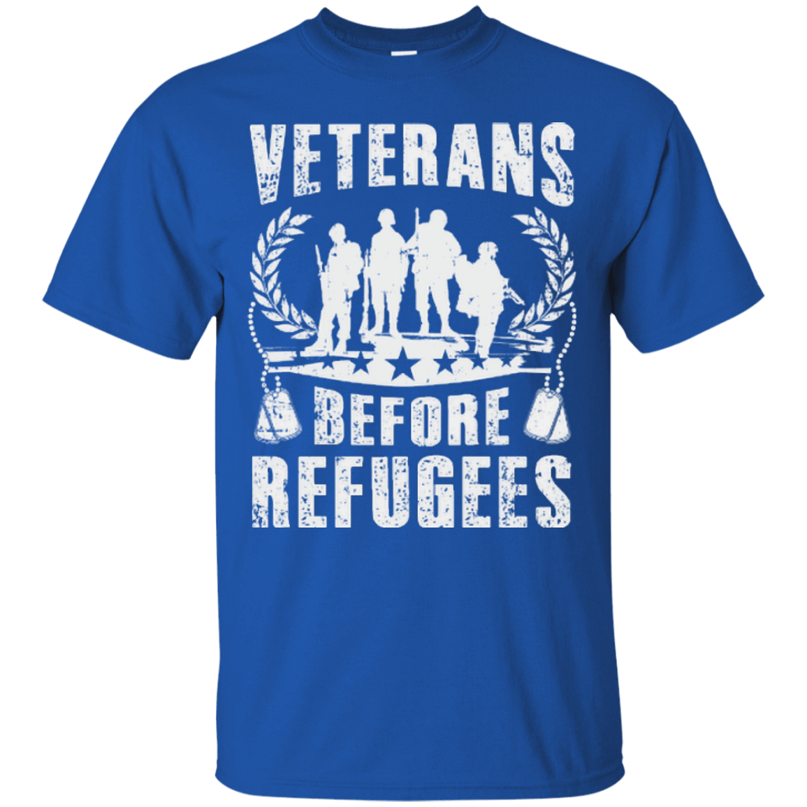 VETERANS BEFORE REFUGEES-T-Shirt & Hoodie-Classic T-Shirt-Royal