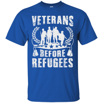 VETERANS BEFORE REFUGEES-T-Shirt & Hoodie-Classic T-Shirt-Royal