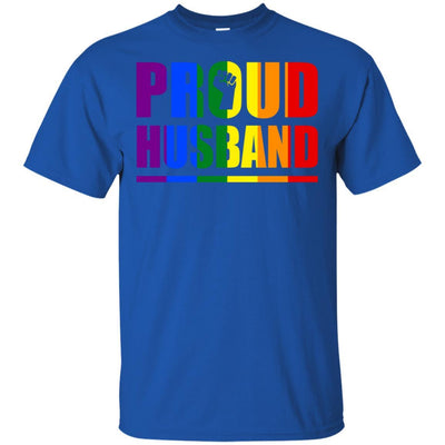 Proud Husband Gay Pride Month LGBT-T-Shirt & Hoodie-Classic T-Shirt-Royal