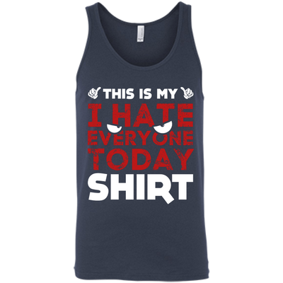 This Is My I Hate Everyone Today Shirt-T-Shirt & Hoodie-Unisex Tank-Navy