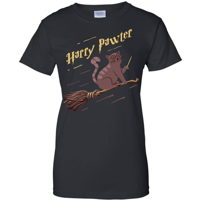 Harry Pawter Cat Lover-T-Shirt & Hoodie-Women's T-Shirt-Black