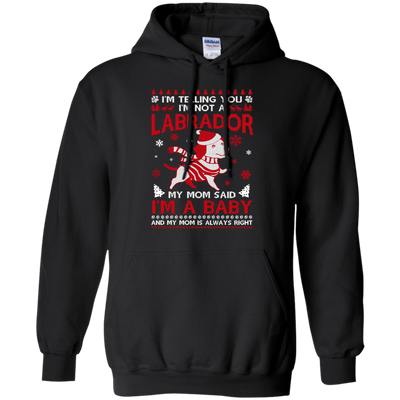 I'm Telling You I'm Not A Labrador-T-Shirt & Hoodie-Pullover Hoodie-Black