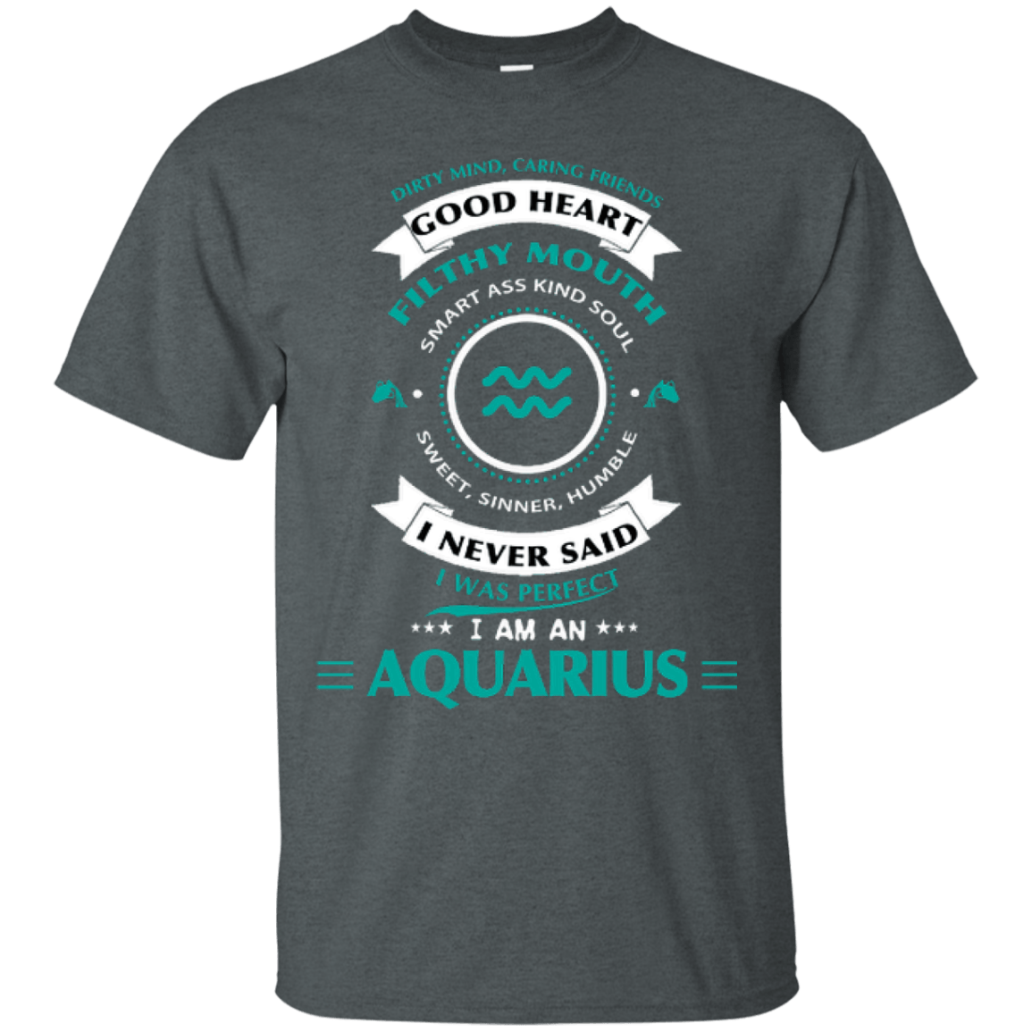 I'm An Aquarius-T-Shirt & Hoodie-Classic T-Shirt-Dark Heather