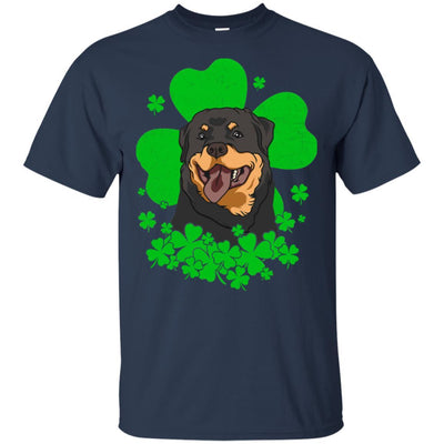 Rottweiler St. Patrick's Day Clovers-T-Shirt & Hoodie-Classic T-Shirt-Navy