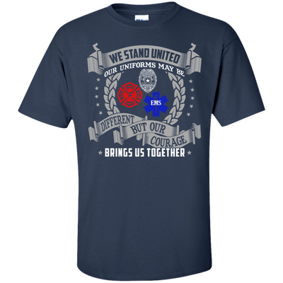 We Stand United Our Uniforms Brings Us Together-T-Shirt & Hoodie-Classic T-Shirt-Navy