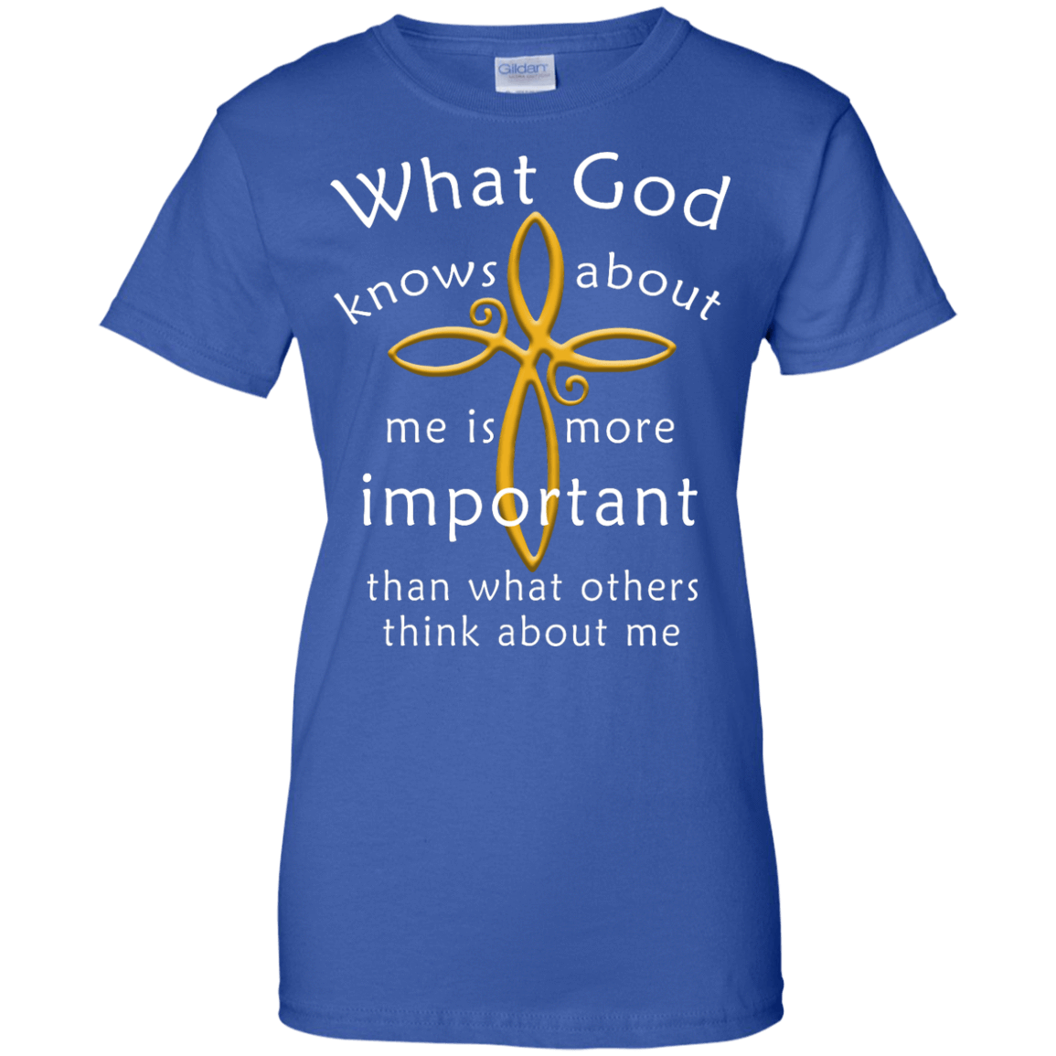 What God Knows About Me Is More Important-T-Shirt & Hoodie-Women's T-Shirt-Royal