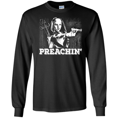 Preachin'-T-Shirt & Hoodie-Long Sleeve T-Shirt-Black