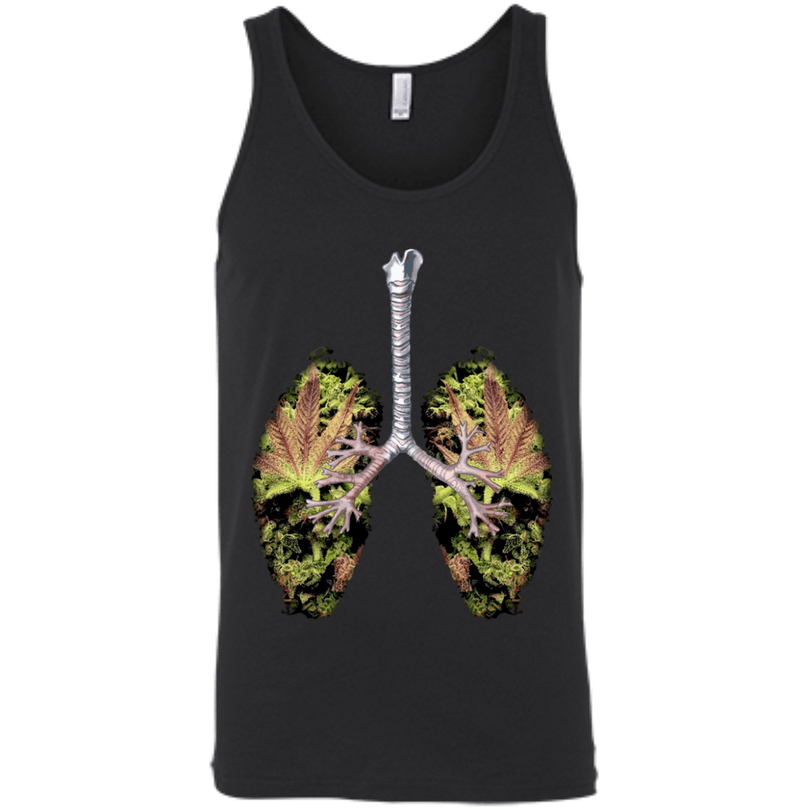 My Weed Lungs-T-Shirt & Hoodie-Unisex Tank-Black