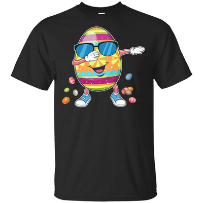 Easter Funny Birthday Dabbing Egg Gift Kids-T-Shirt & Hoodie-Classic T-Shirt-Black