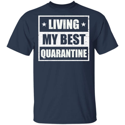 Best Quarantine Mom Ever Funny Social Distancing-T-Shirt & Tank Top-Classic T-Shirt-Navy