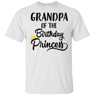 Grandpa Of The Birthday Princess Matching Family Party-T-Shirt & Hoodie-Classic T-Shirt-White
