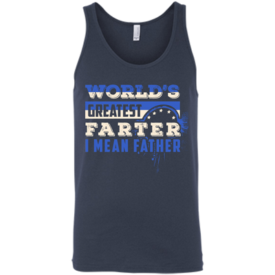 World's Greatest Farter I Mean Father-T-Shirt & Hoodie-Unisex Tank-Navy