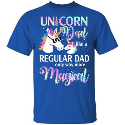 Dadacorn Unicorn Dad Like A Regular Dad Fathers Day-T-Shirt & Hoodie-Classic T-Shirt-Royal