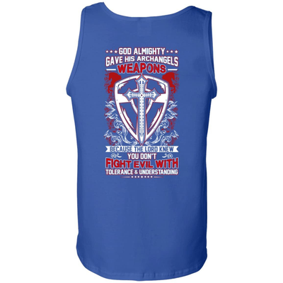 God Almighty Gave His Archangels Weapons-T-Shirt & Hoodie-Unisex Tank-Royal