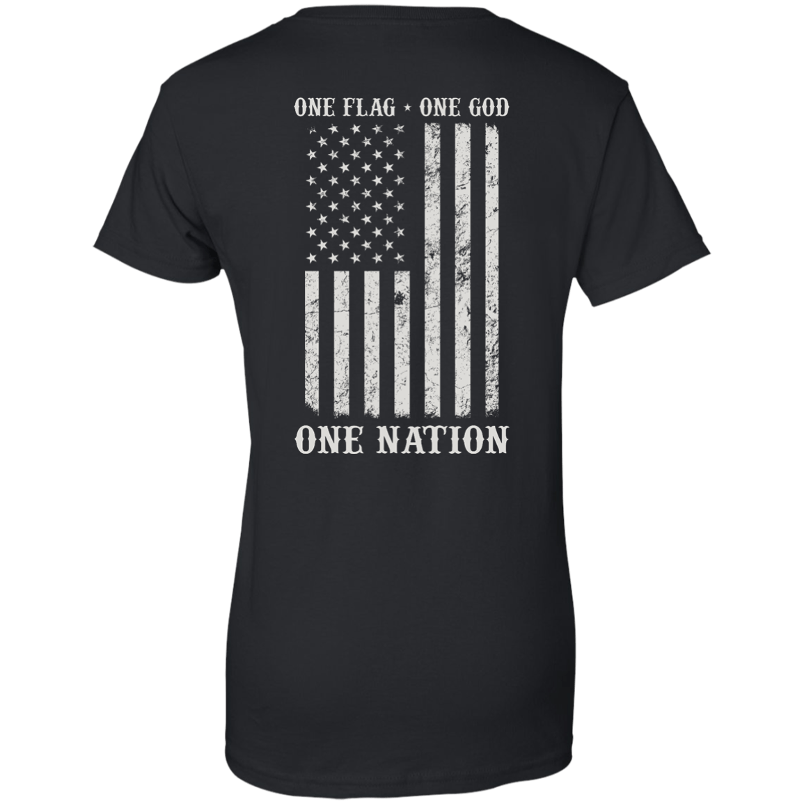 One Flag One God One Nation-T-Shirt & Hoodie-Women's T-Shirt-Black