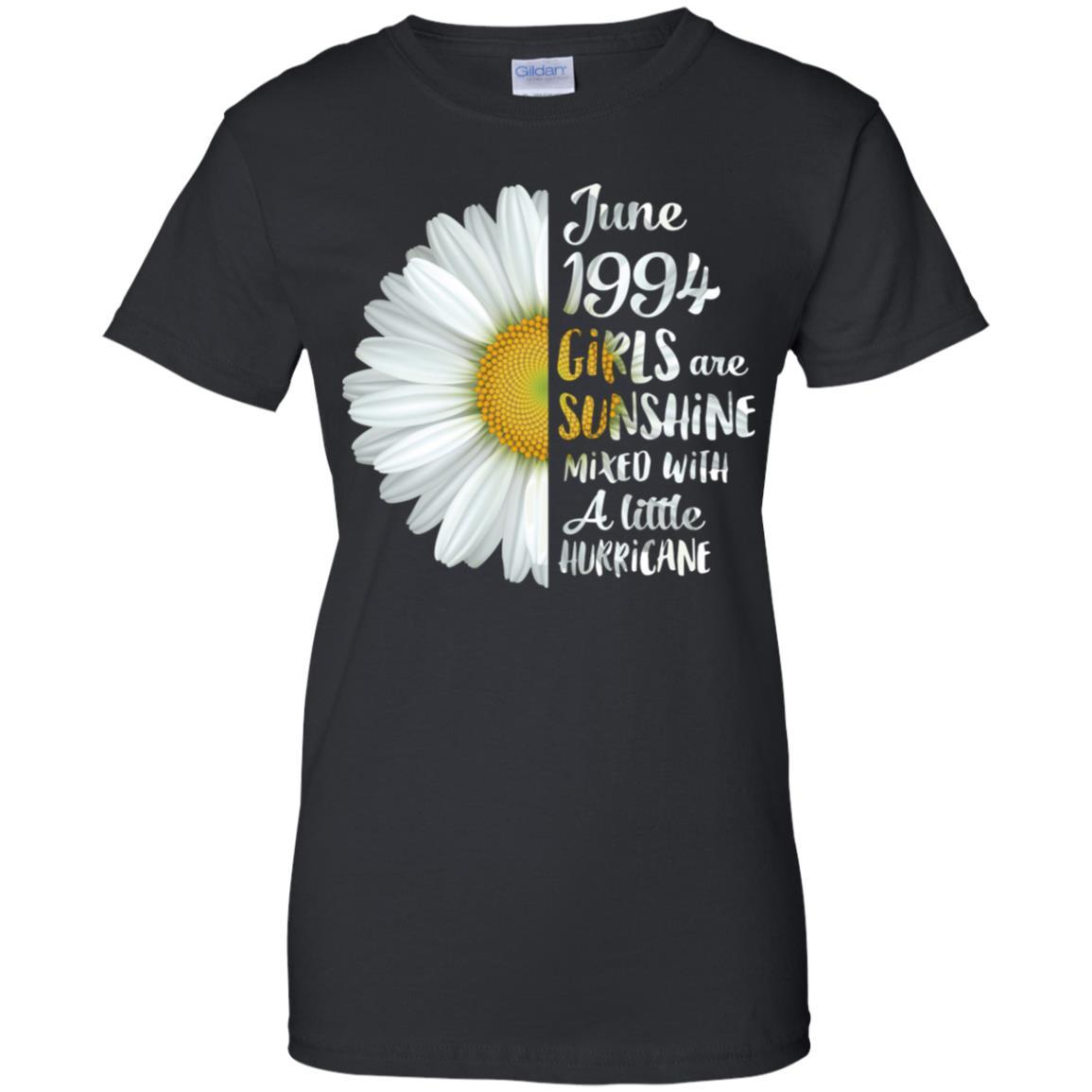June Girls 1994 27th Birthday Gifts-T-Shirt & Tank Top-Women's T-Shirt-Black