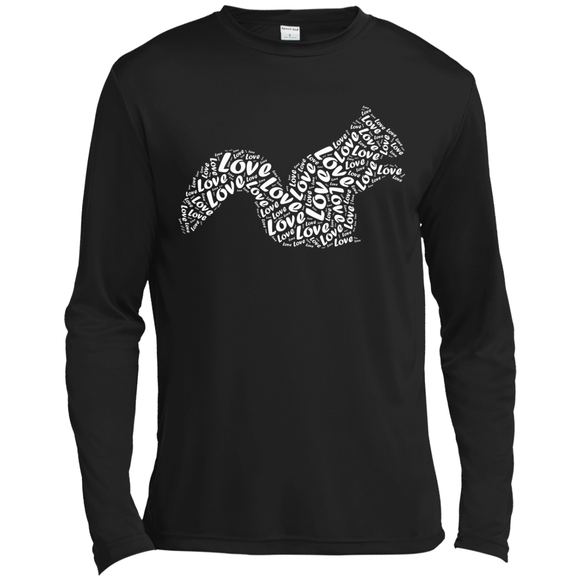 I Love Squirrel-T-Shirt & Hoodie-Long Sleeve T-Shirt-Black