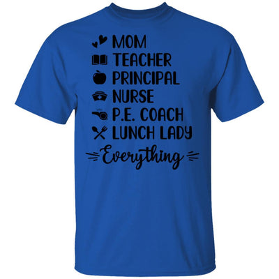 Mom Teacher Principal Nurse Pe Coach-T-Shirt & Tank Top-Classic T-Shirt-Royal