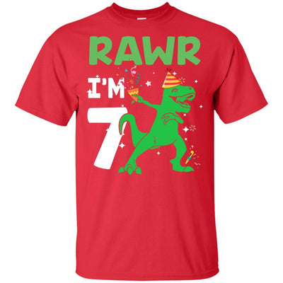 Rawr I'm 9 Birthday Gifts 2012 Dinosaur For Boys Youth-Youth Shirt-Youth T-Shirt-Red