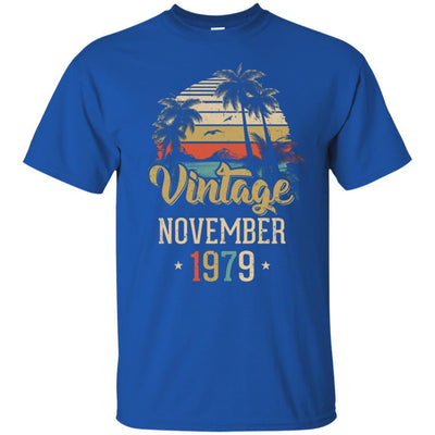 Retro Classic Vintage November 1979 42th Birthday Gift-T-Shirt & Hoodie-Classic T-Shirt-Royal