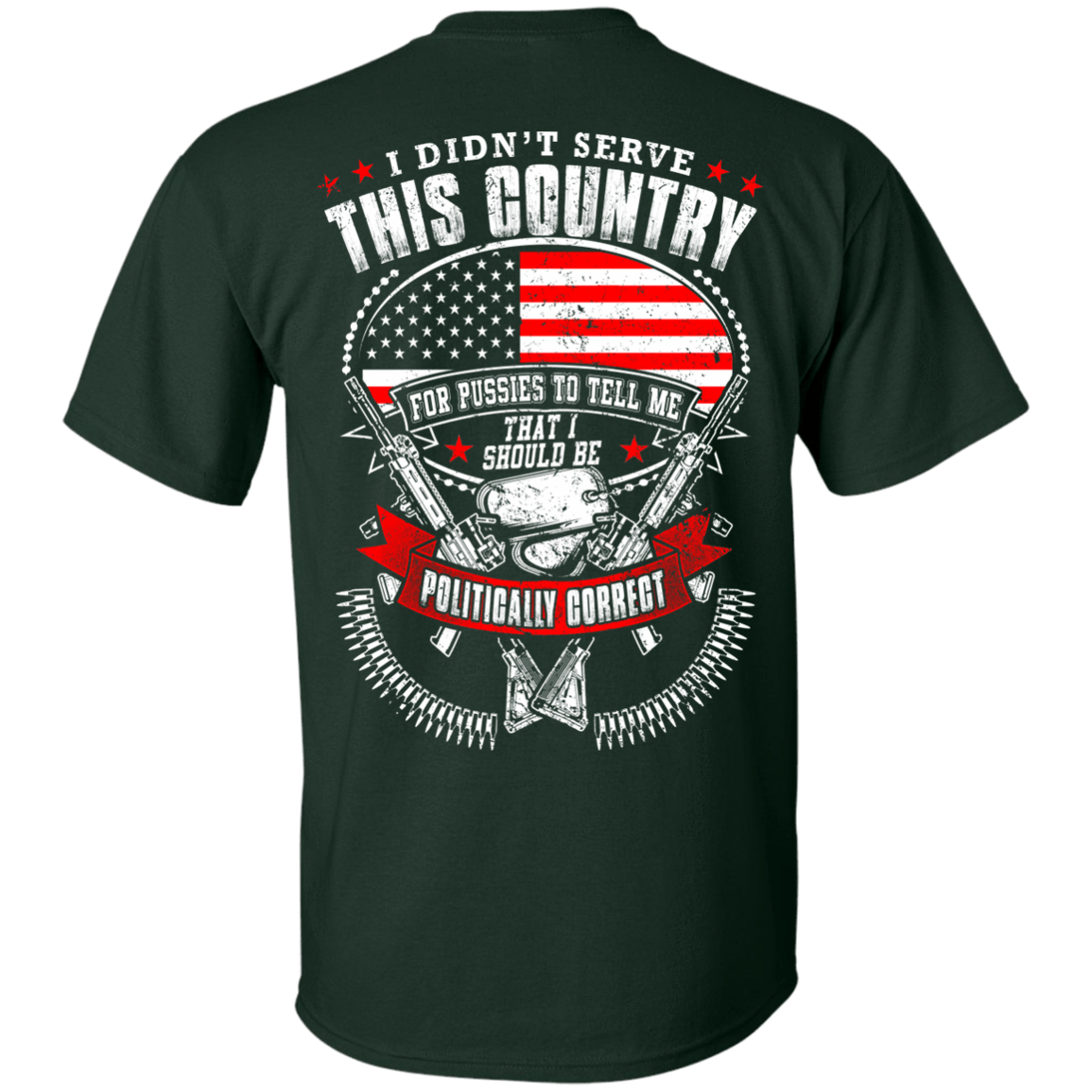 I Didn't Serve This Country-T-Shirt & Hoodie-Classic T-Shirt-Forest Green