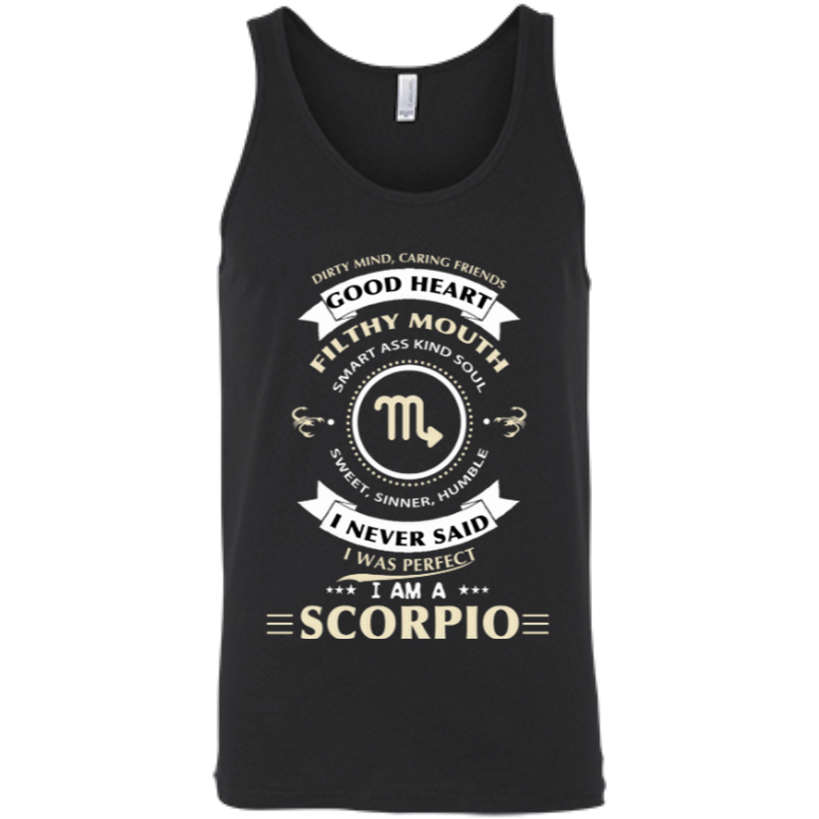 I'm A Scorpio-T-Shirt & Hoodie-Unisex Tank-Black