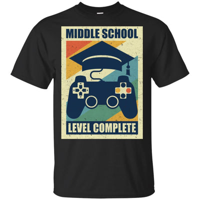 Middle School Graduation Video Game Gamer Gifts-T-Shirt & Hoodie-Classic T-Shirt-Black