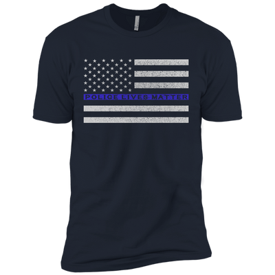 Police Lives Matter Support-T-Shirt & Hoodie-Premium T-Shirt-Midnight Navy