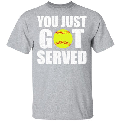 You Just Got Served Gifts For Softball Lovers-T-Shirt & Hoodie-Classic T-Shirt-Sport Grey