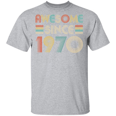 Awesome Since 1970 51th Birthday Gifts-T-Shirt & Hoodie-Classic T-Shirt-Sport Grey
