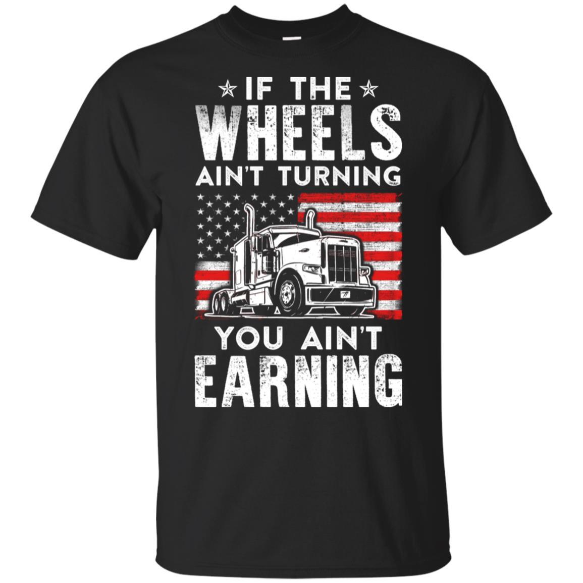 Funny Truck Driver Transporter USA Trucker Gift-T-Shirt & Hoodie-Classic T-Shirt-Black