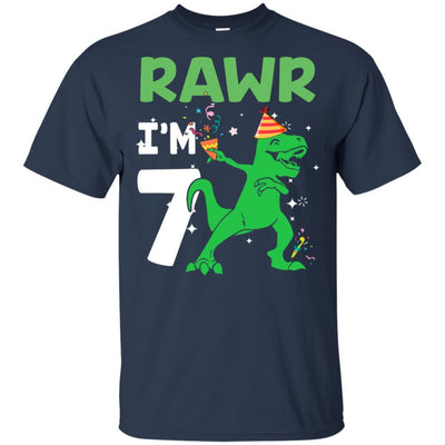 Rawr I'm 9 Birthday Gifts 2012 Dinosaur For Boys Youth-Youth Shirt-Youth T-Shirt-Navy