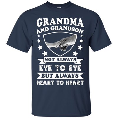 Grandma And Grandson Not Always Eye To Eye-T-Shirt & Hoodie-Classic T-Shirt-Navy
