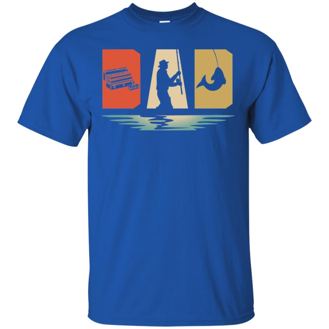 Vintage Fishing Dad Father's Day Gift-T-Shirt & Hoodie-Classic T-Shirt-Royal