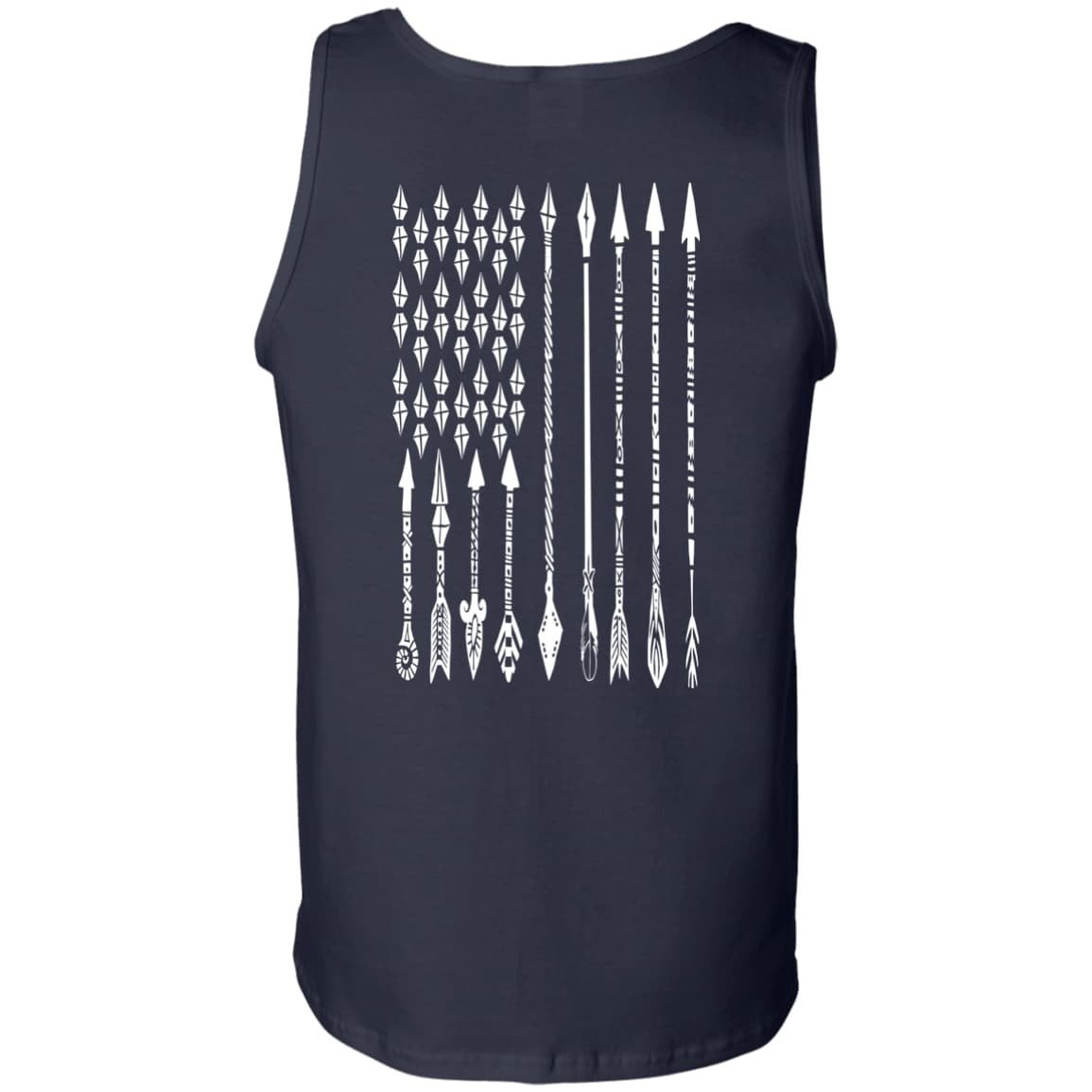 Archery Arrow Flag-T-Shirt & Hoodie-Unisex Tank-Navy