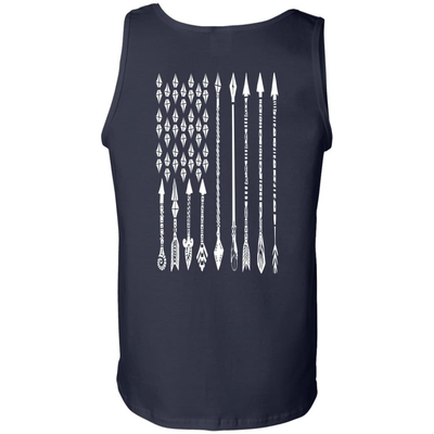 Archery Arrow Flag-T-Shirt & Hoodie-Unisex Tank-Navy