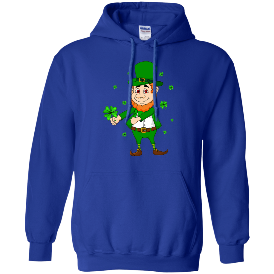 Floss Dance Leprechaun St Patricks Day Flossing-T-Shirt & Hoodie-Pullover Hoodie-Royal