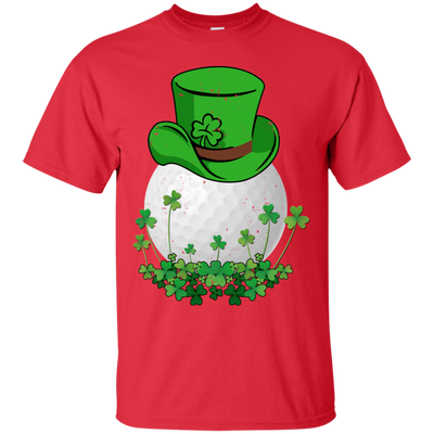 Shamrock Golf Leprechaun St Patricks Day-T-Shirt & Hoodie-Classic T-Shirt-Red