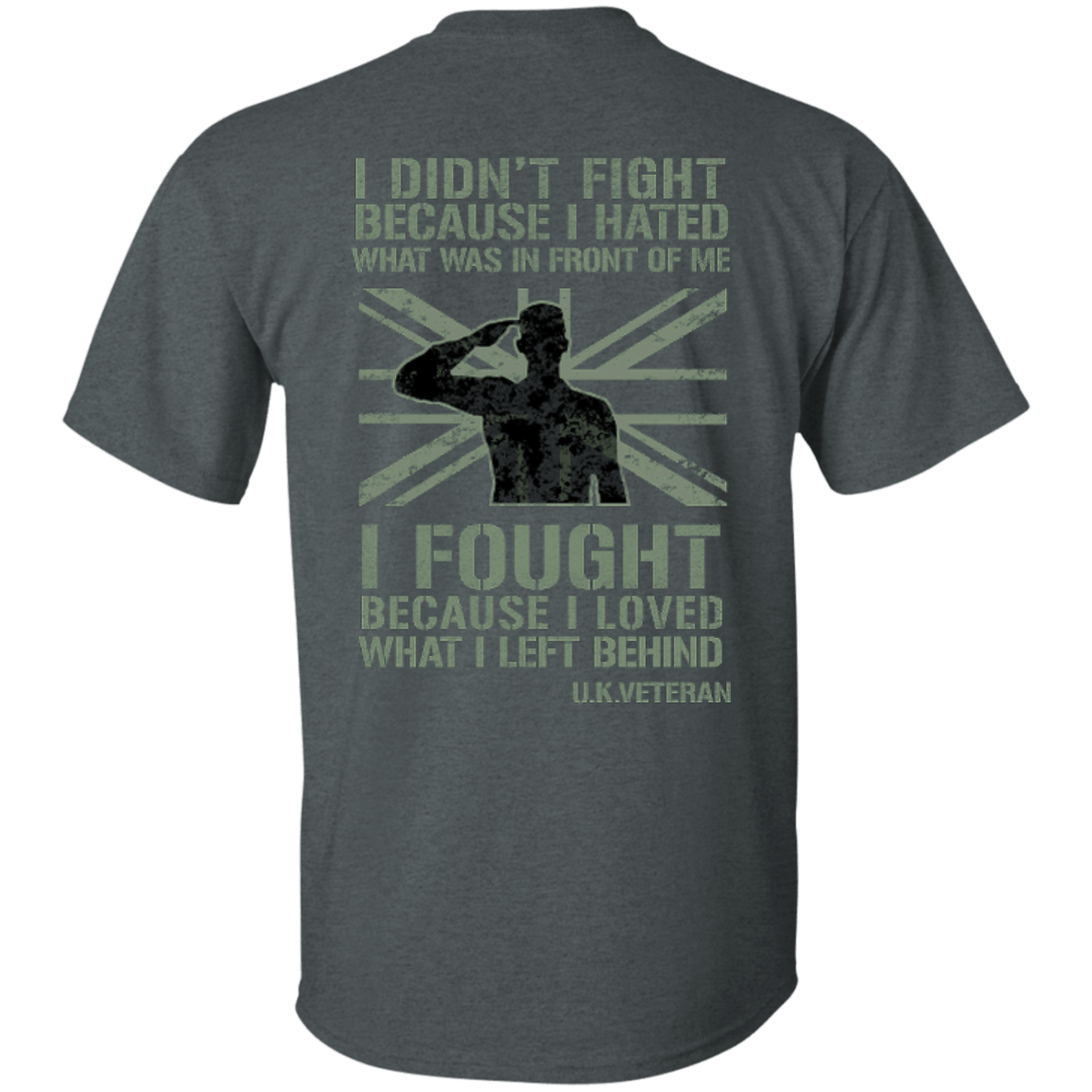 UK Veteran Affairs-T-Shirt & Hoodie-Classic T-Shirt-Dark Heather