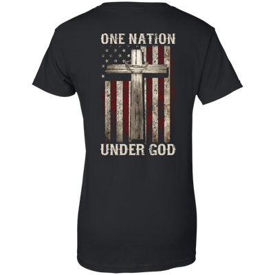 One Nation Under God-T-Shirt & Hoodie-Women's T-Shirt-Black