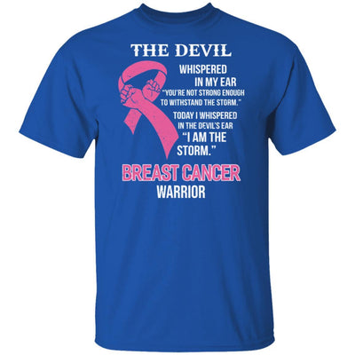 I Am The Storm Support Breast Cancer Awareness-T-Shirt & Hoodie-Classic T-Shirt-Royal