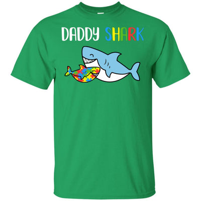 Daddy Shark Support Autism Awareness For Child-T-Shirt & Hoodie-Classic T-Shirt-Irish Green
