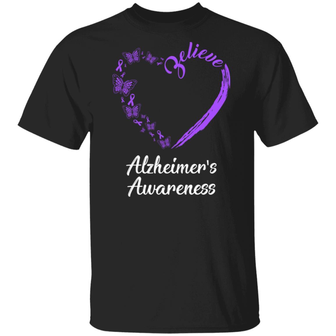 Butterfly Believe Alzheimer's Awareness Ribbon Gifts