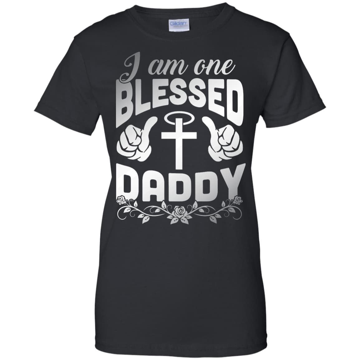 I Am One Blessed Daddy-T-Shirt & Hoodie-Women's T-Shirt-Black
