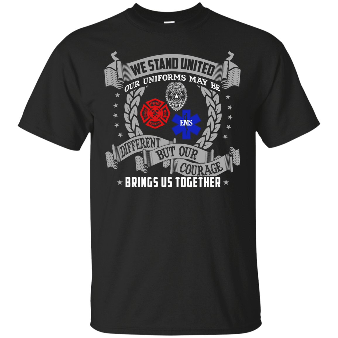We Stand United Our Uniforms Brings Us Together-T-Shirt & Hoodie-Classic T-Shirt-Black