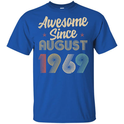 Awesome Since August 1969 Vintage 52th Birthday Gifts-T-Shirt & Hoodie-Classic T-Shirt-Royal