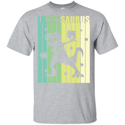 Happy St Pat Rex Day Dinosaur T-Rex Kids Patricks Day Youth-Youth Shirt-Youth T-Shirt-Sport Grey