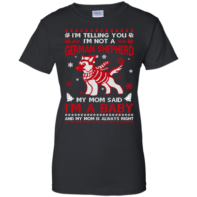 I'm Telling You I'm Not A German Shepherd-T-Shirt & Hoodie-Women's T-Shirt-Black