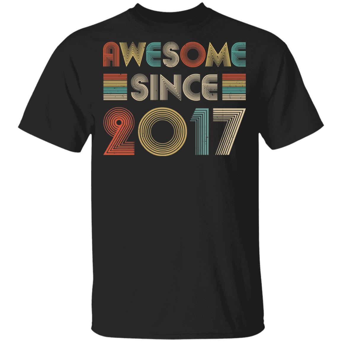 Awesome Since 2017 5th Birthday Gifts Youth