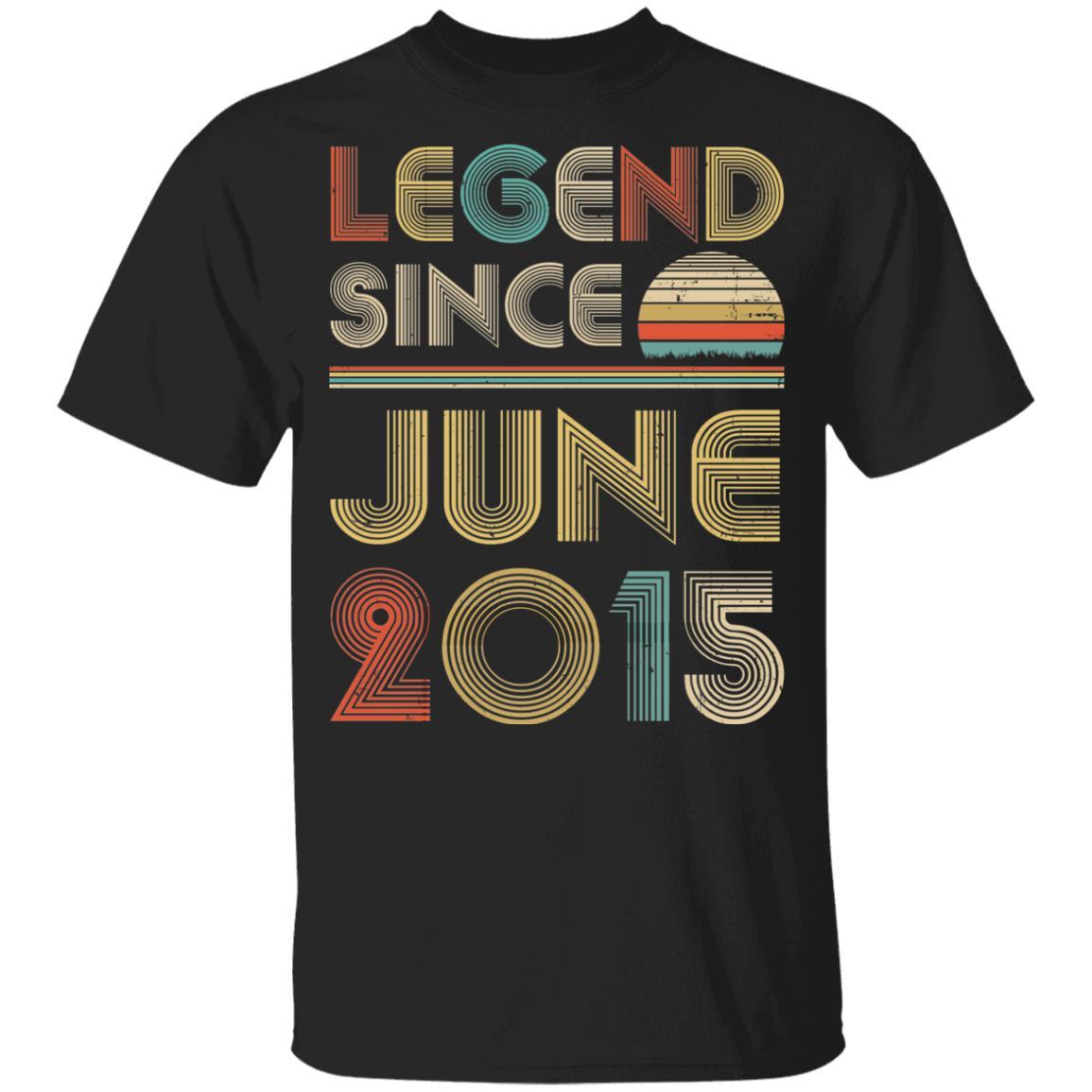 Legend Since June 2015 Vintage 7th Birthday Gifts Youth
